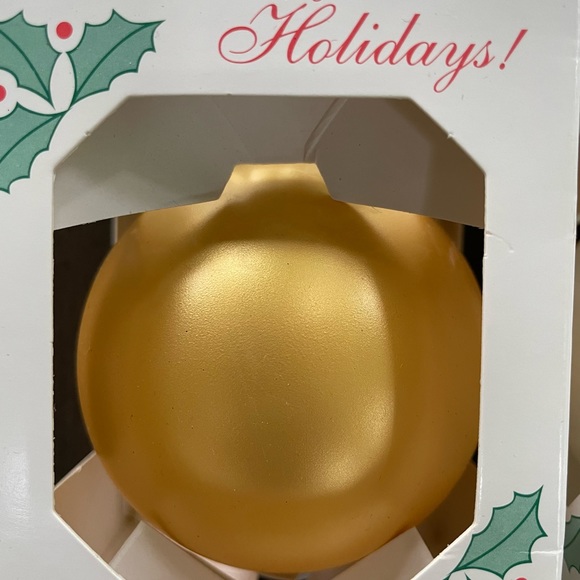 NIB HAPPY HOLIDAYS SHATTERPROOF ORNAMENTS WITH SCRIPTURE IMPRINT!! - Picture 5 of 8